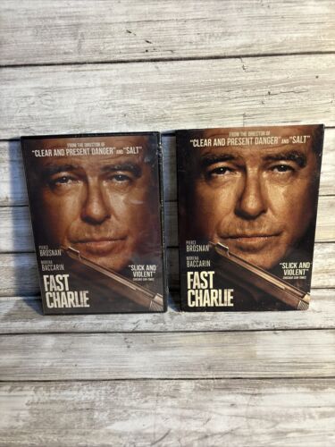 FAST CHARLIE (DVD 2024) W/ Slipcover Pierce Brosnan New Sealed Slick And Violent