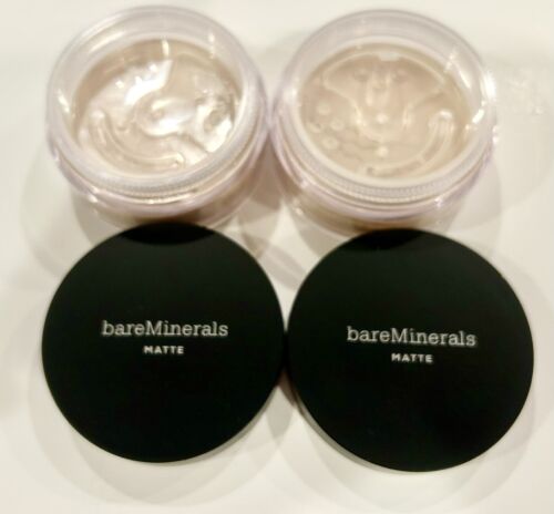 2x NEW BareMinerals Original Matte Loose Mineral Foundation SPF 15 Light 08