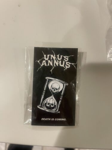 Official Unus Annus Skull Hour Glass Pin Merch Markiplier In Original Plastic