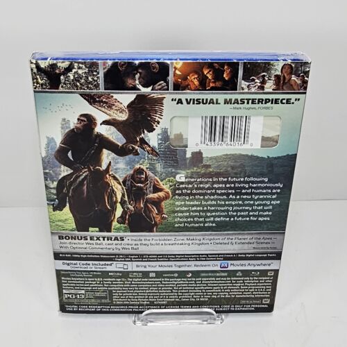 Kingdom of the Planet of the Apes (Blu-ray + Digital Code) *NEW* - Ships in Box