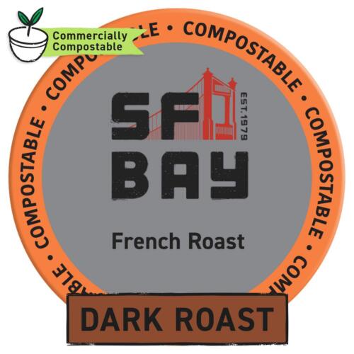 San Francisco Bay French Roast Coffee K-Cup Pods, Dark Roast - 80ct, BB 3/2025