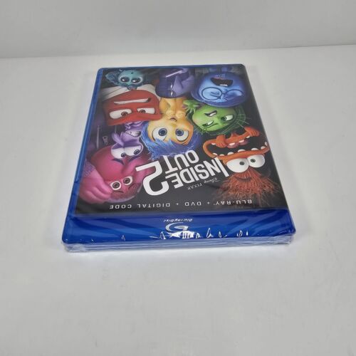 NEW AND SEALED “Inside Out 2” with Slipcover [Blu-ray + DVD + Digital]