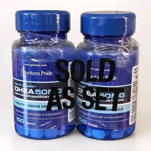 Dhea 50 Mg Tablets, Twin Pack 200 Total Count by Puritan's Pride