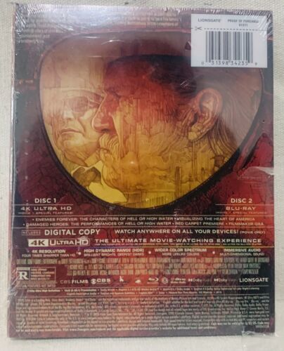 Hell or High Water (4K, Blu-Ray, Digital) Steelbook - Sealed