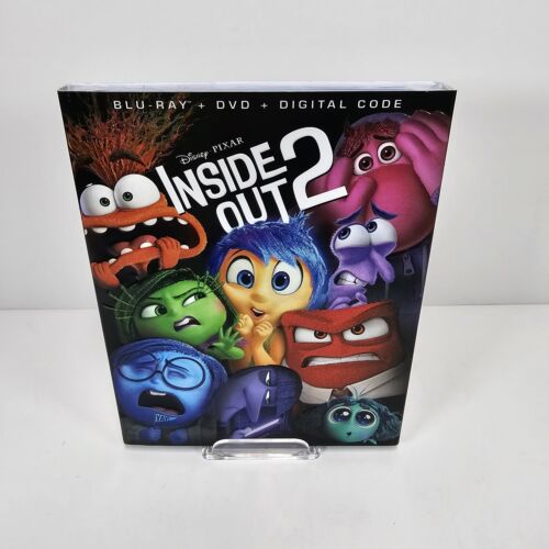 NEW AND SEALED “Inside Out 2” with Slipcover [Blu-ray + DVD + Digital]