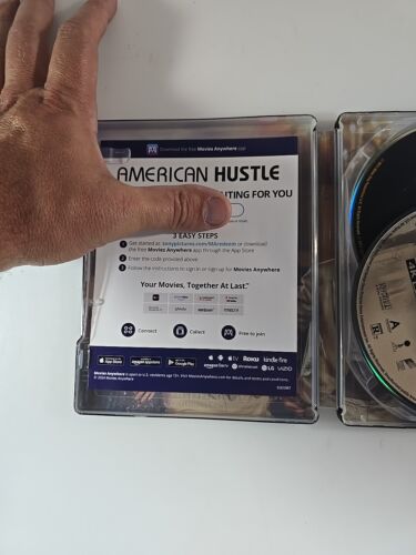 American Hustle 10th Anniversary (4K/Blu-ray, 2024, 2-Disc, STEELBOOK) - Like New