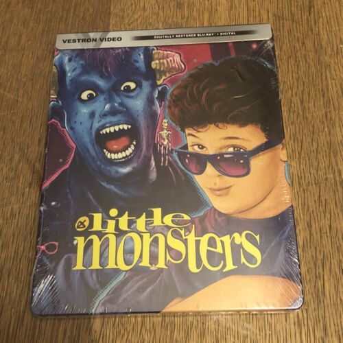 LITTLE MONSTERS (1989, Blu-Ray, Digital, STEELBOOK) NEW SEALED