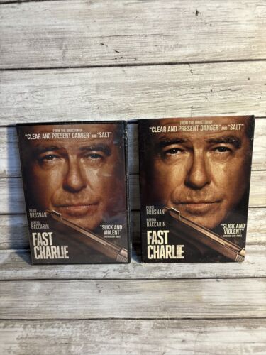 FAST CHARLIE (DVD 2024) W/ Slipcover Pierce Brosnan New Sealed Slick And Violent