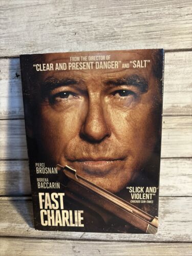 FAST CHARLIE (DVD 2024) W/ Slipcover Pierce Brosnan New Sealed Slick And Violent