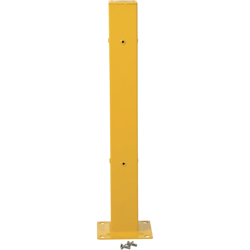 Vestil GR-H2R-DI-TP42-YL Steel Drop In Tubular Guard Rail Post 42 In. Length Yellow