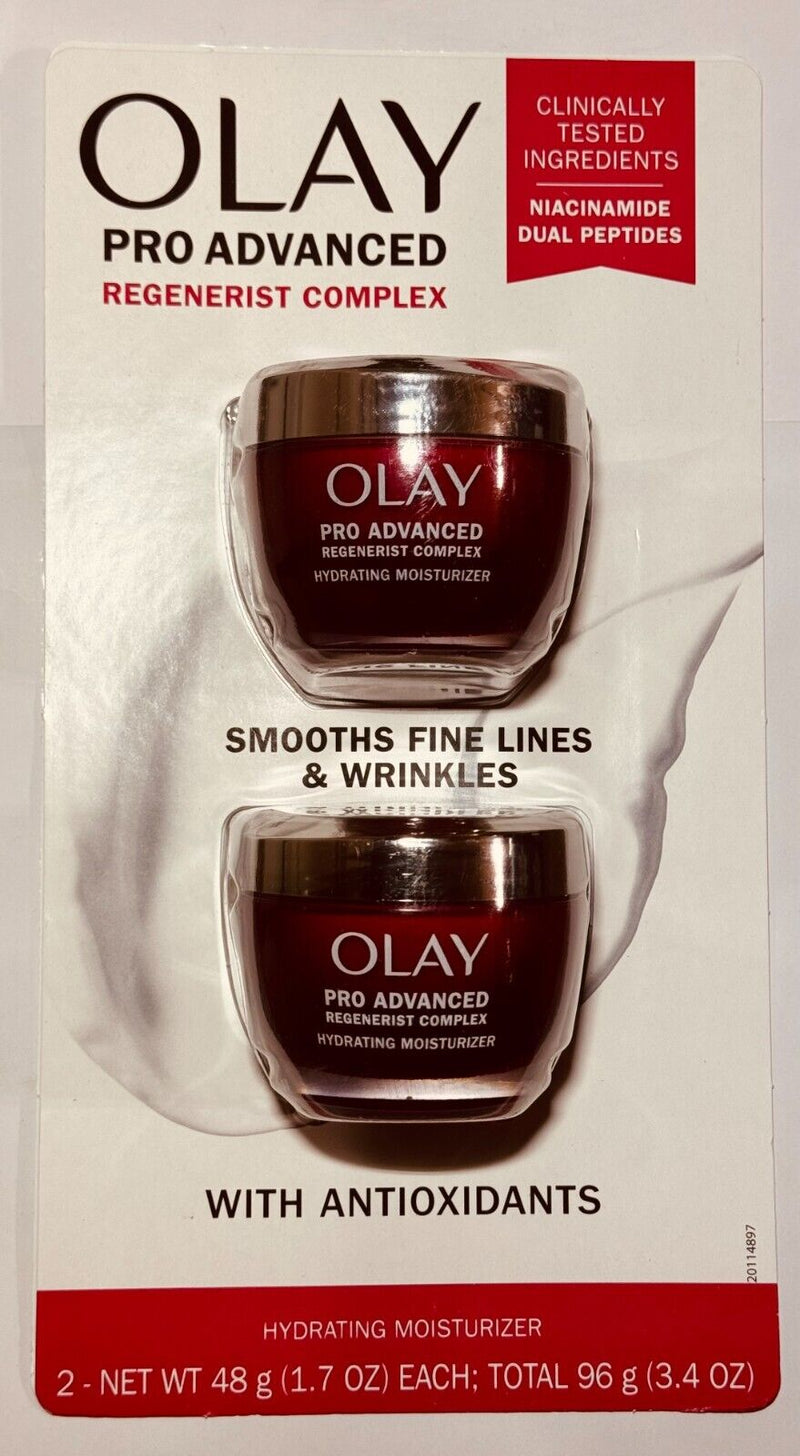 Olay Pro Advanced Regenerist Complex 2 Pack 1.7 fl oz Moisturizer+Antioxidants