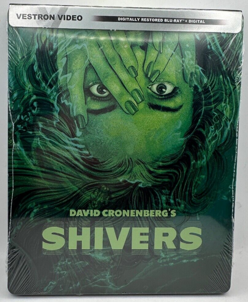 Shivers (1975) Steelbook (Blu-Ray, Digital) SEALED U.S. Exclusive - Cronenberg