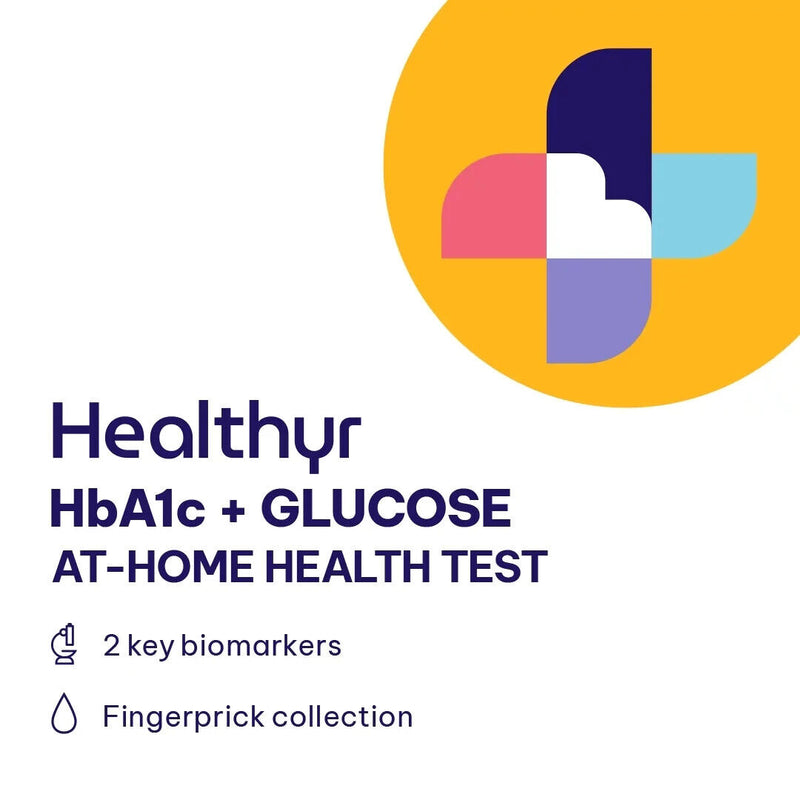 Healthyr HbA1c+GLUCOSE, At Home Health Test (NEW/SEALED)