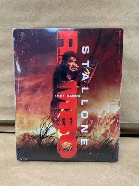 Rambo Last Blood 4K UHD+Blu-Ray+Digital Code Steelbook