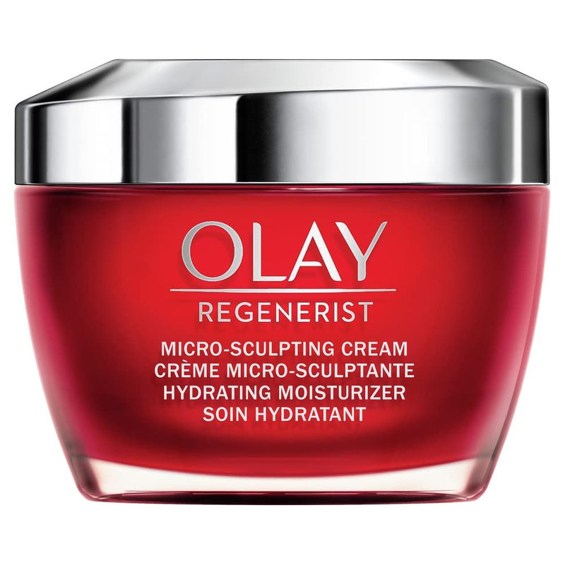 OLAY Regenerist Micro-Sculpting Cream, FRAGRANCE FREE, Moisturizer 1.7 oz (48 g) - MicroSculpting Micro Sculpting