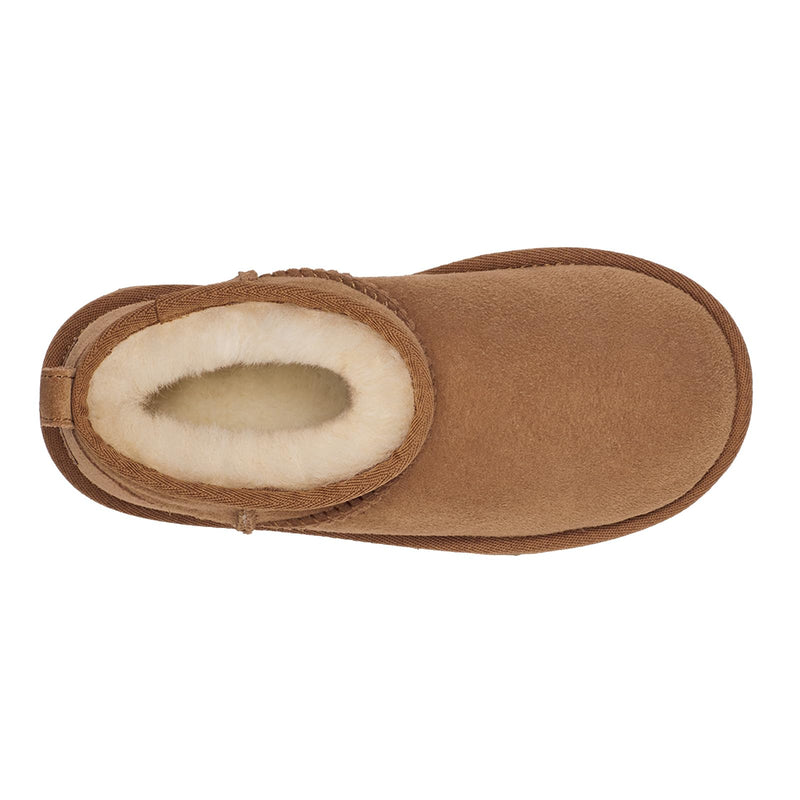 UGG Unisex-Child Classic Ultra Mini Boot, Chestnut, 9 Toddler