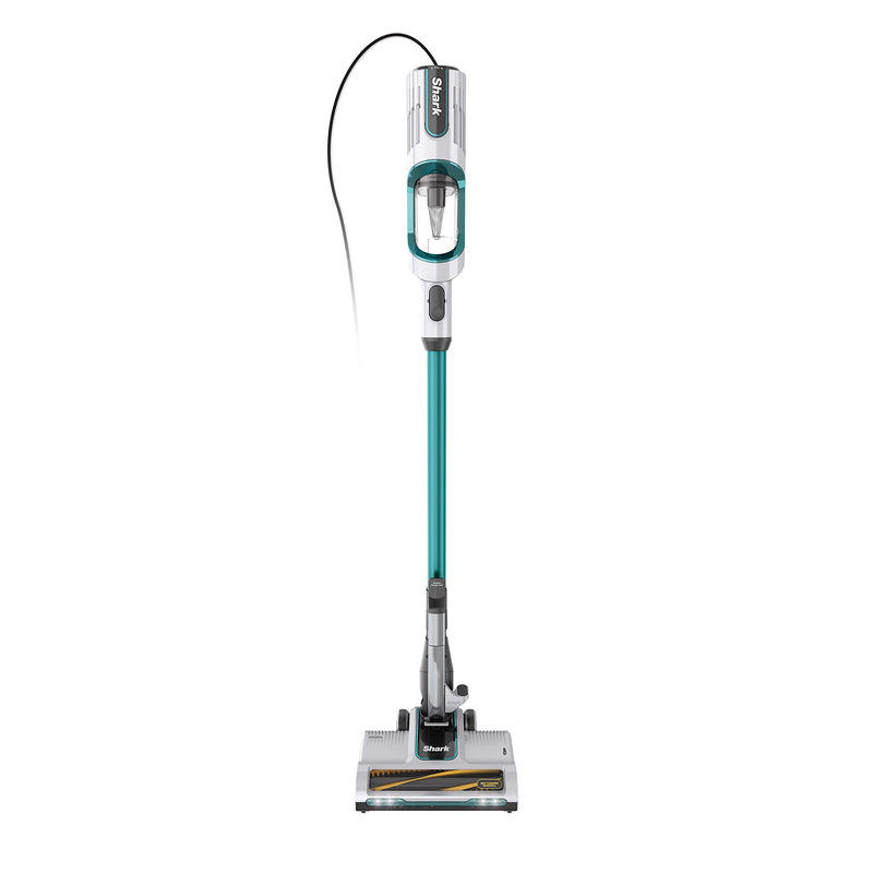 Shark HZ251 Ultralight Corded Stick Self-Cleaning Brushroll, Perfect, Converts to Hand Vacuum, LED Headlights, - Pet Crevice & Upholstery Tools, Teal.32 Quarts Capacity - Like New