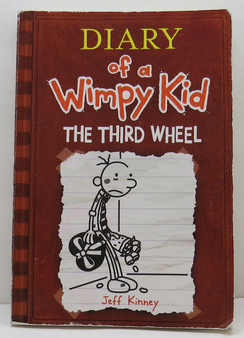 The Third Wheel (Diary of a Wimpy Kid Book 7) by Jeff Kinney PAPERBACK - Very Good