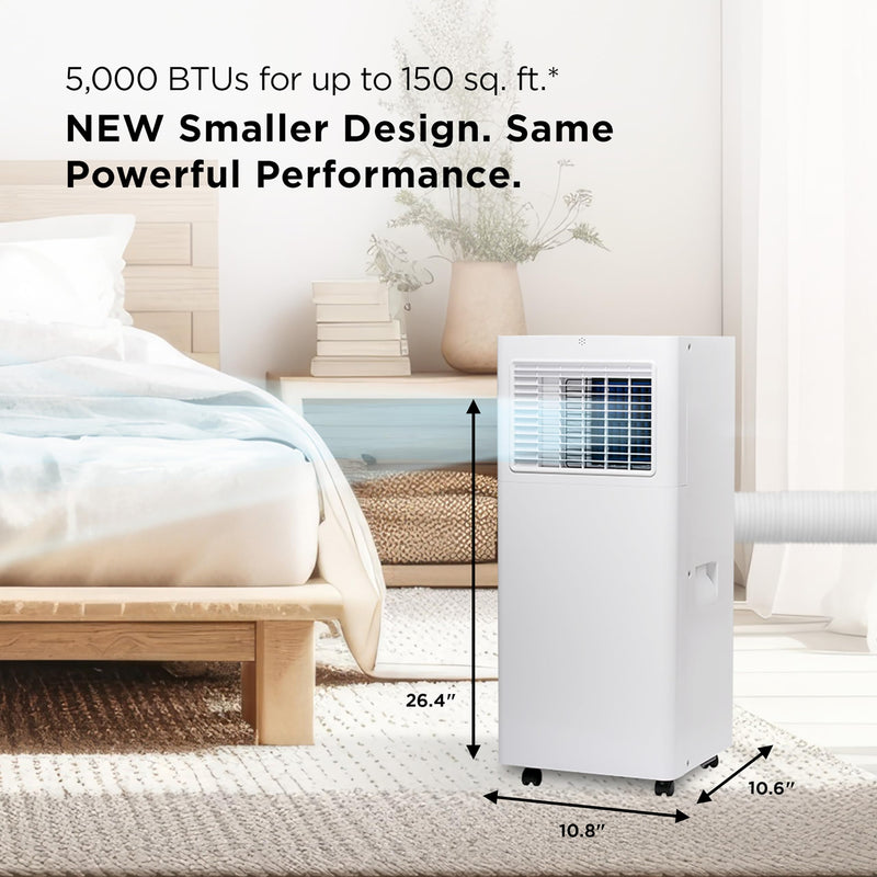 TCL 5,000 BTU SACC [8,100 BTU ASHRAE] Smart Portable Air Conditioner - H5P44W - Like New