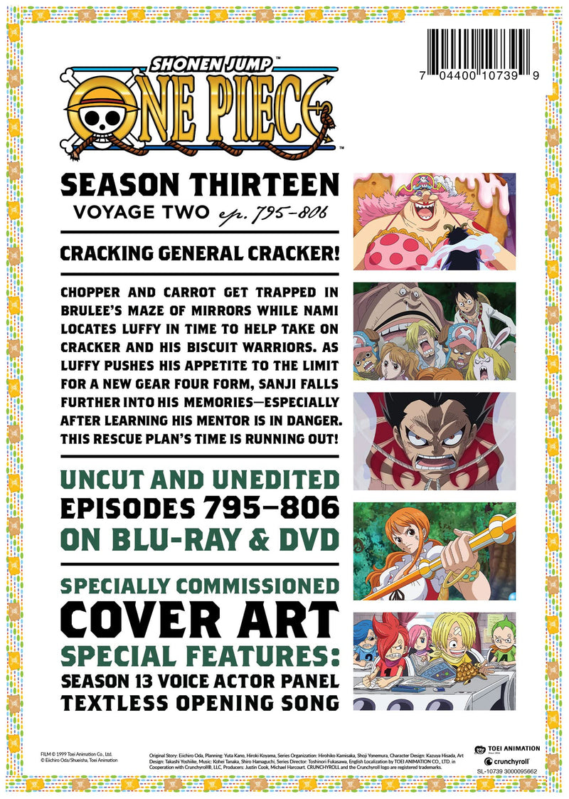 One Piece - Season 13 Voyage 2 DVD Blu-Ray episodes 795-806