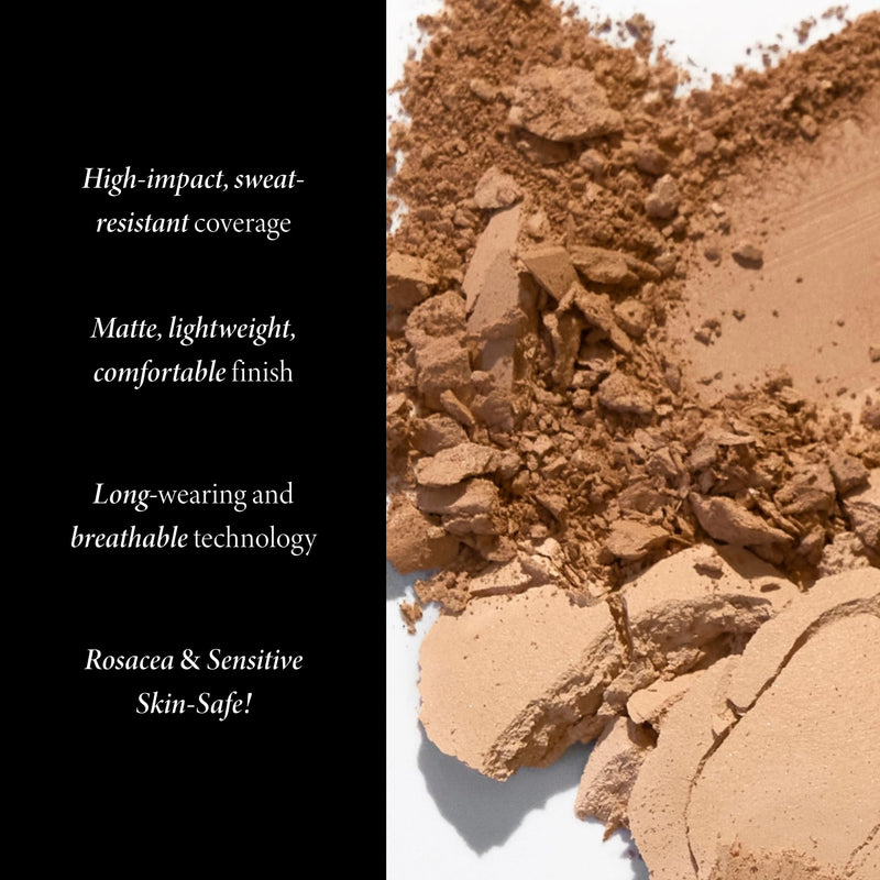 LAURA GELLER Double Take Baked Powder Foundation - Light - Buildable Medium to Full Coverage - Matte Finish