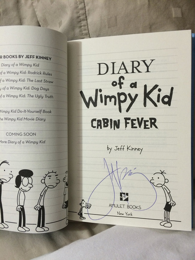 Cabin Fever (Diary of a Wimpy Kid, Book 6) HARDCOVER - Good