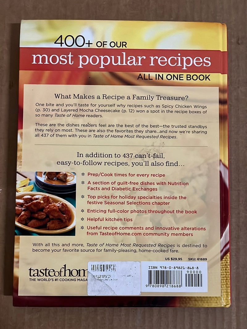 Most Requested Recipes Reiman Publications, L.P. Author