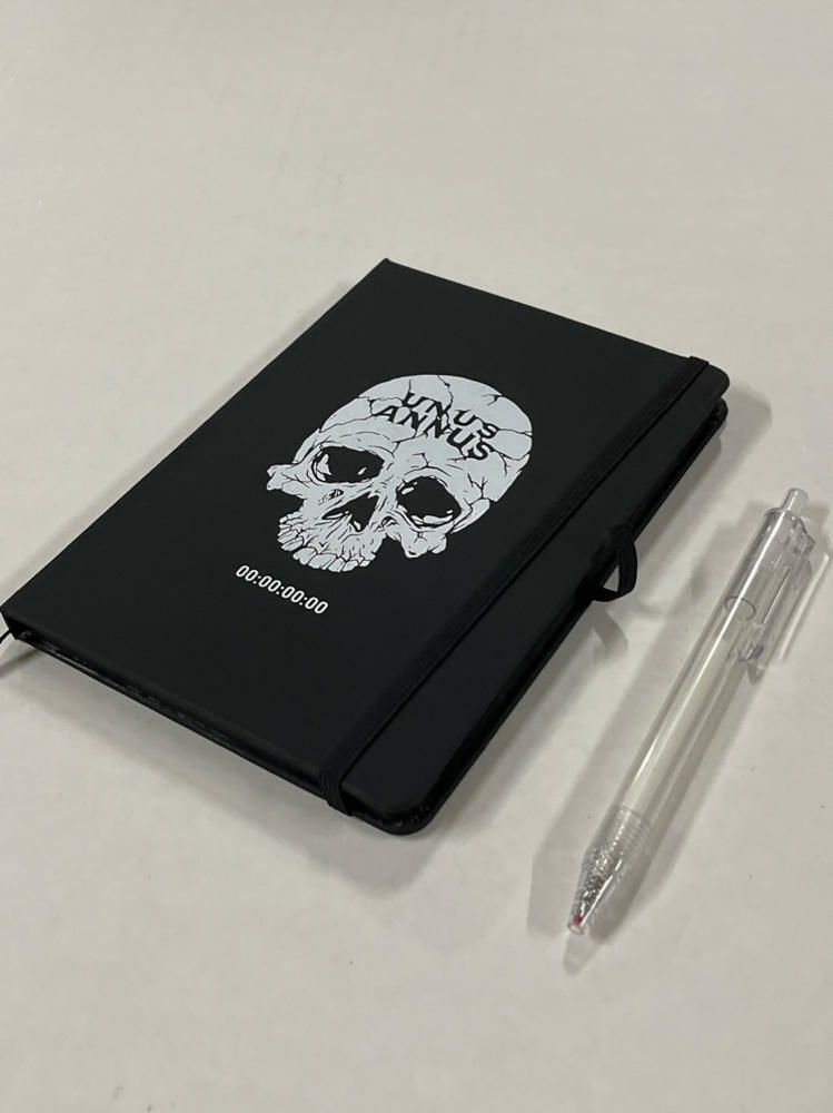 Unus Annus exclusive limited RARE black page paper journal notebook white ink pen Markiplier MERCH