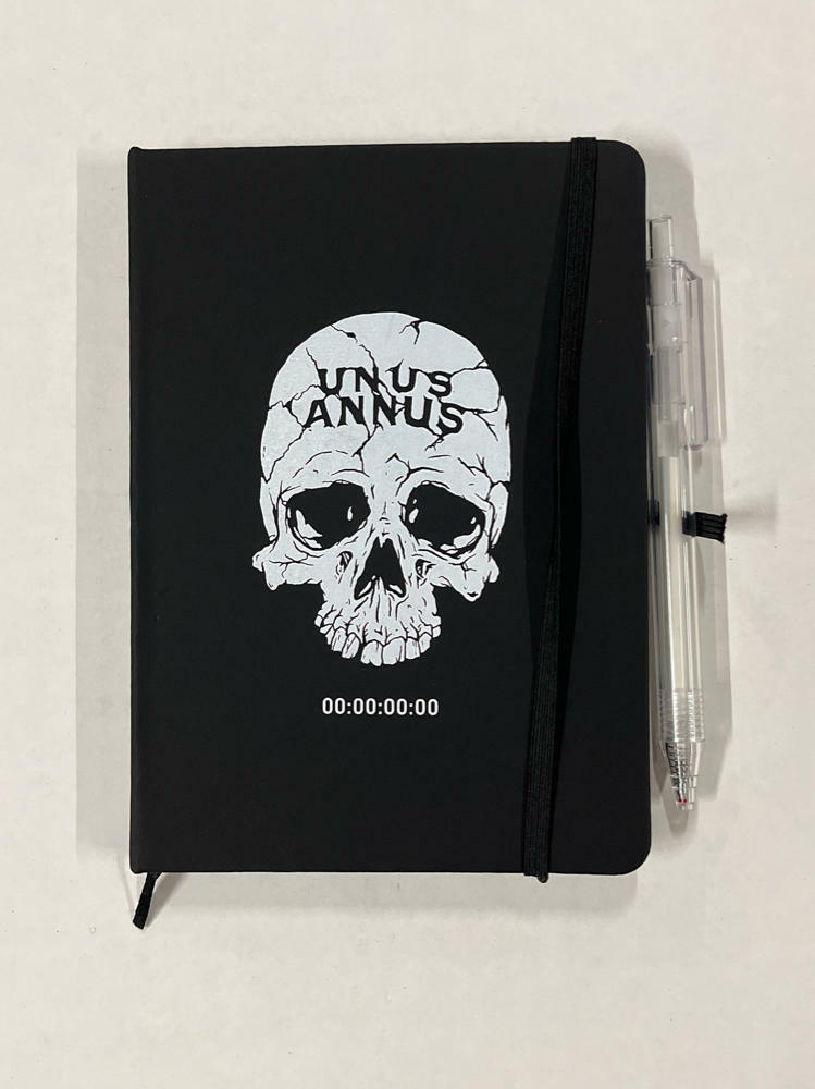 Unus Annus exclusive limited RARE black page paper journal notebook white ink pen Markiplier MERCH