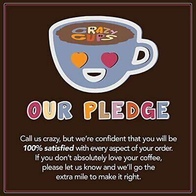 Crazy Cups Decaf Coffee Single Serve Cups For Keurig K Cup Brewer Variety 20pk