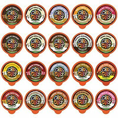 Crazy Cups Decaf Coffee Single Serve Cups For Keurig K Cup Brewer Variety 20pk