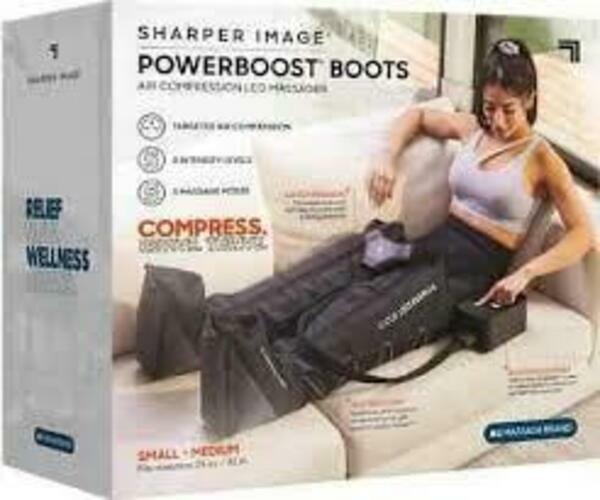 Air compression boots (small-medium) sharper image